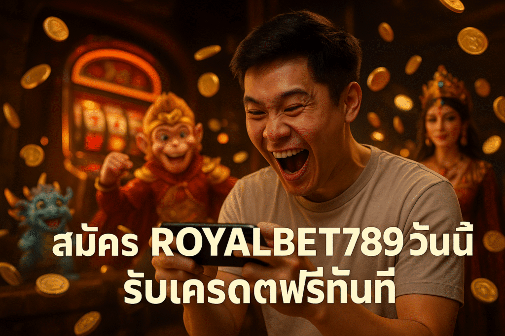 สมัคร ROYALBET789 วันนี้ รับเครดิตฟรีทันที