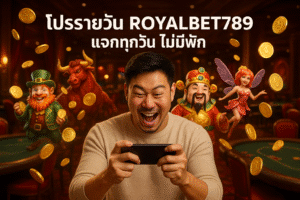 โปรรายวัน ROYALBET789 แจกทุกวัน ไม่มีพัก