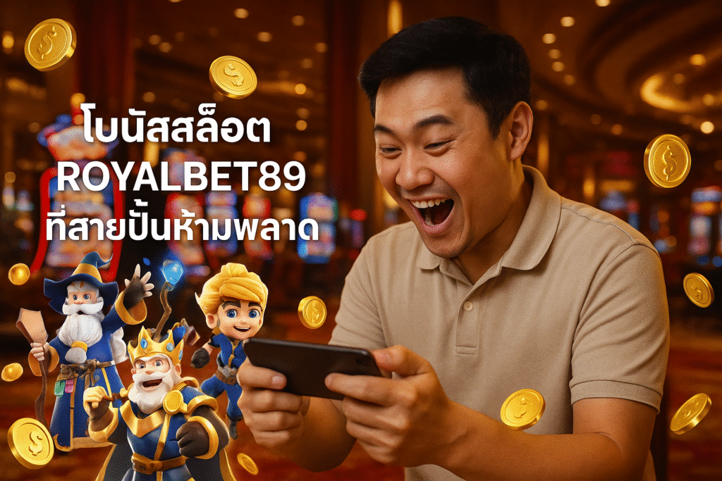 โบนัสสล็อต ROYALBET789 ที่สายปั่นห้ามพลาด