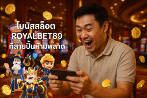 โบนัสสล็อต ROYALBET789 ที่สายปั่นห้ามพลาด
