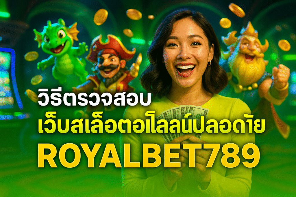 วิธีตรวจสอบเว็บสล็อตออนไลน์ปลอดภัย – ROYALBET789
