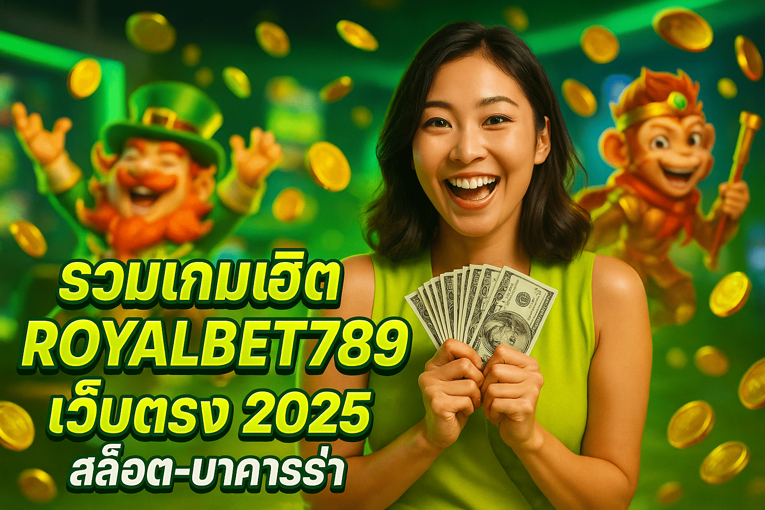 รวมเกมฮิต ROYALBET789 เว็บตรง 2025 สล็อต-บาคาร่า